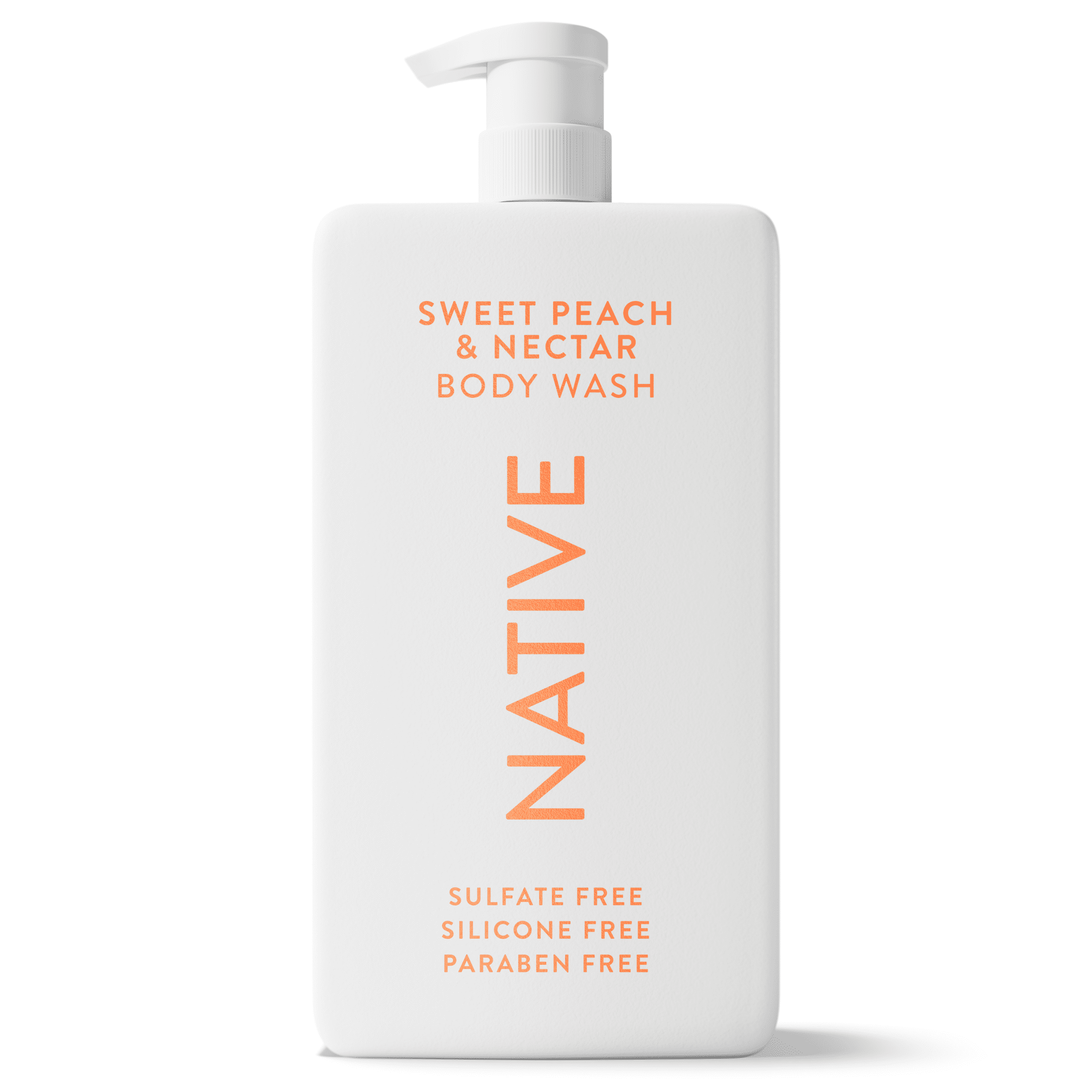 Body Wash, Sweet Peach & Nectar, Sulfate Free, Naturally Derived Ingredients, 24hr Freshness, for Women & Men, 36 fl oz