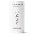 Aluminum Free Deodorant For Men, 72 Hour Solid Deodorant Stick, Santal & Leather, 2.65oz