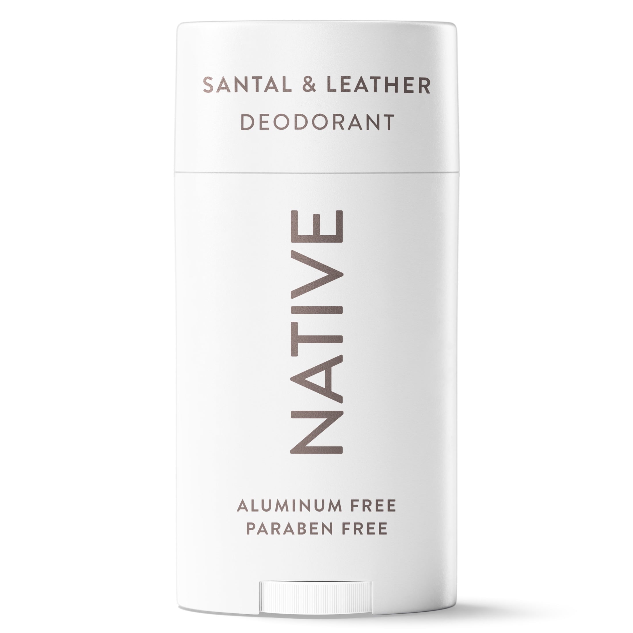 Aluminum Free Deodorant For Men, 72 Hour Solid Deodorant Stick, Santal & Leather, 2.65oz