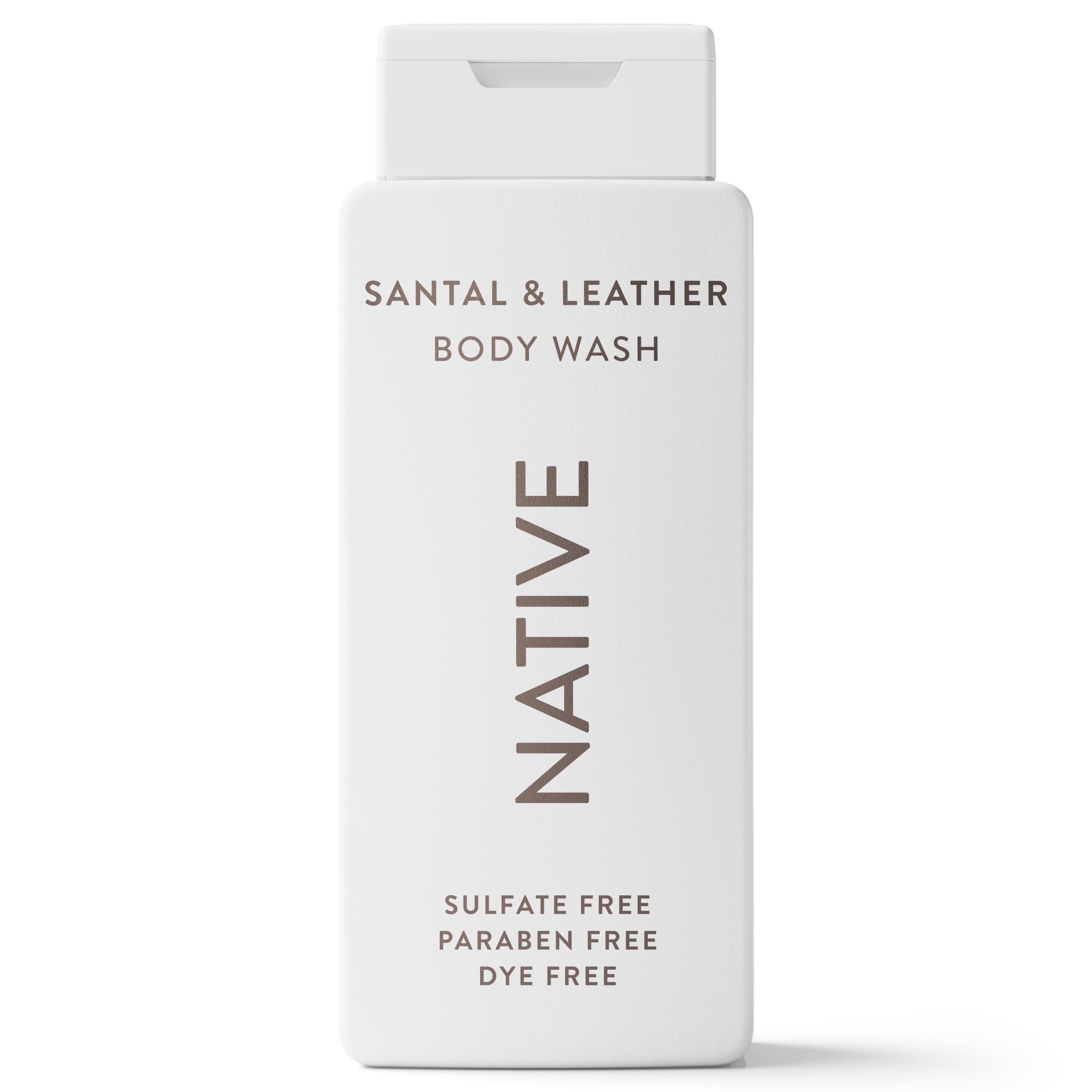 Body Wash, Santal & Leather, Sulfate Free, Naturally Derived Ingredients, 24hr Freshness, for Women & Men, 18 fl oz