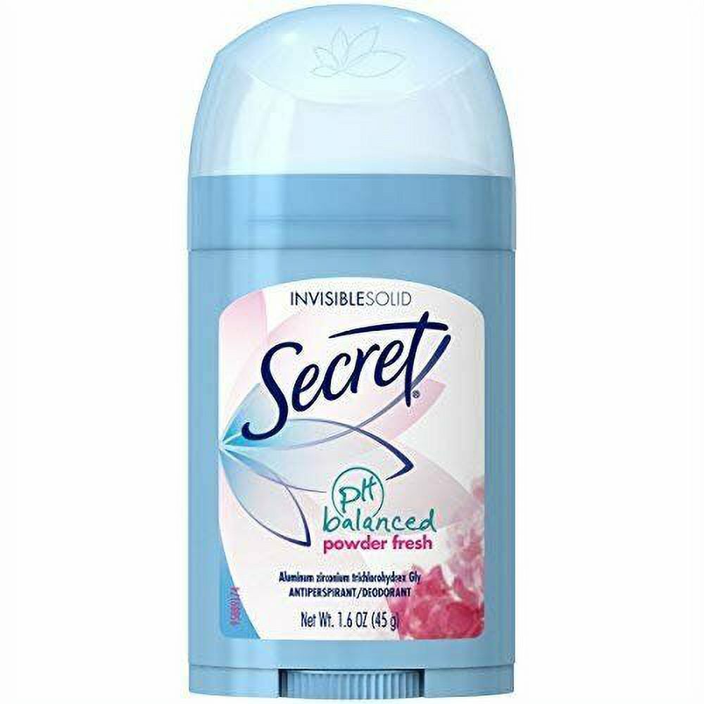Anti-Perspirant Deodorant Invisible Solid PH Balanced Powder Fresh, 1.60 Ounce