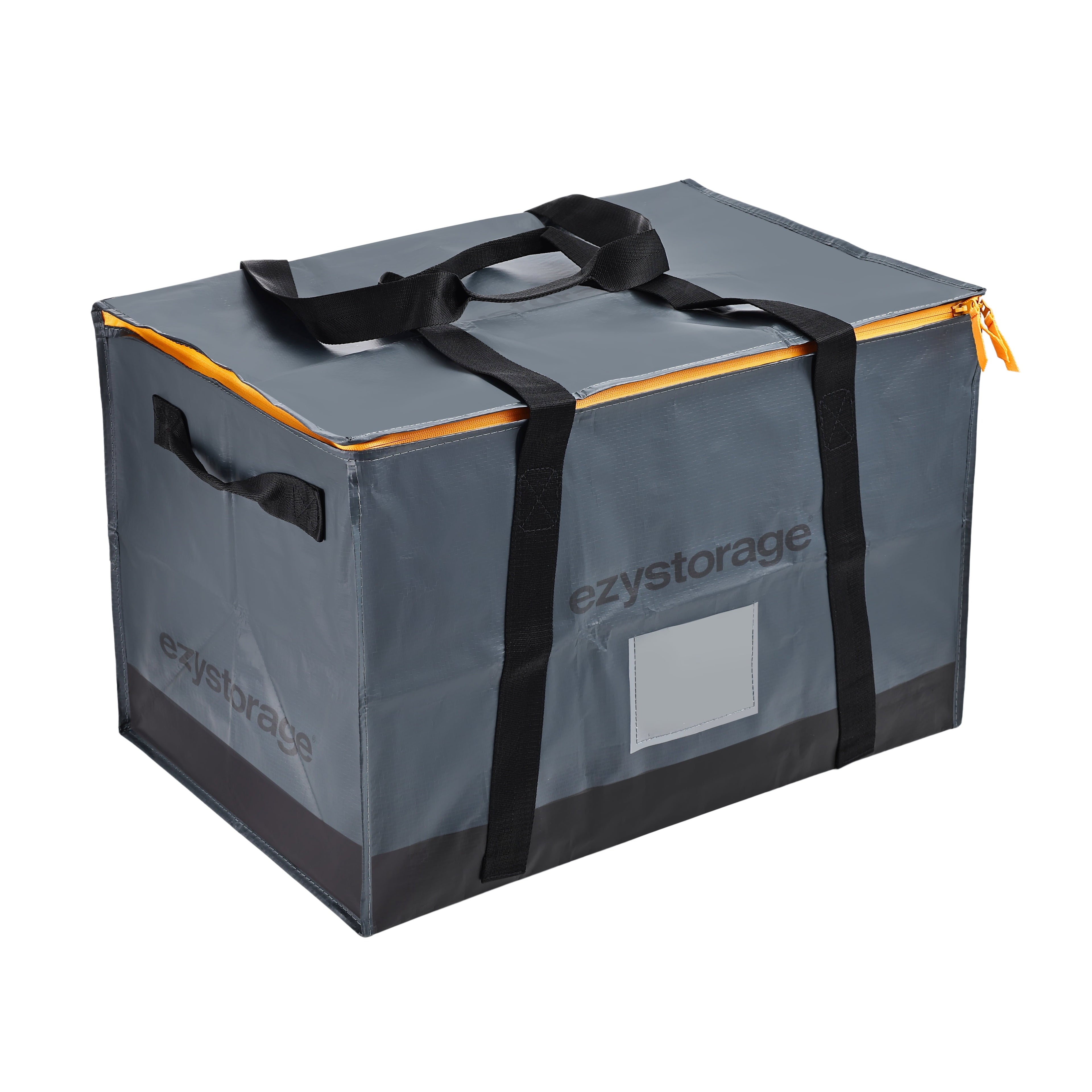 22.1 Gallon, Large, Heavy-Duty Collapsible Utility Storage Bag with Zipper and Reinforced Handles