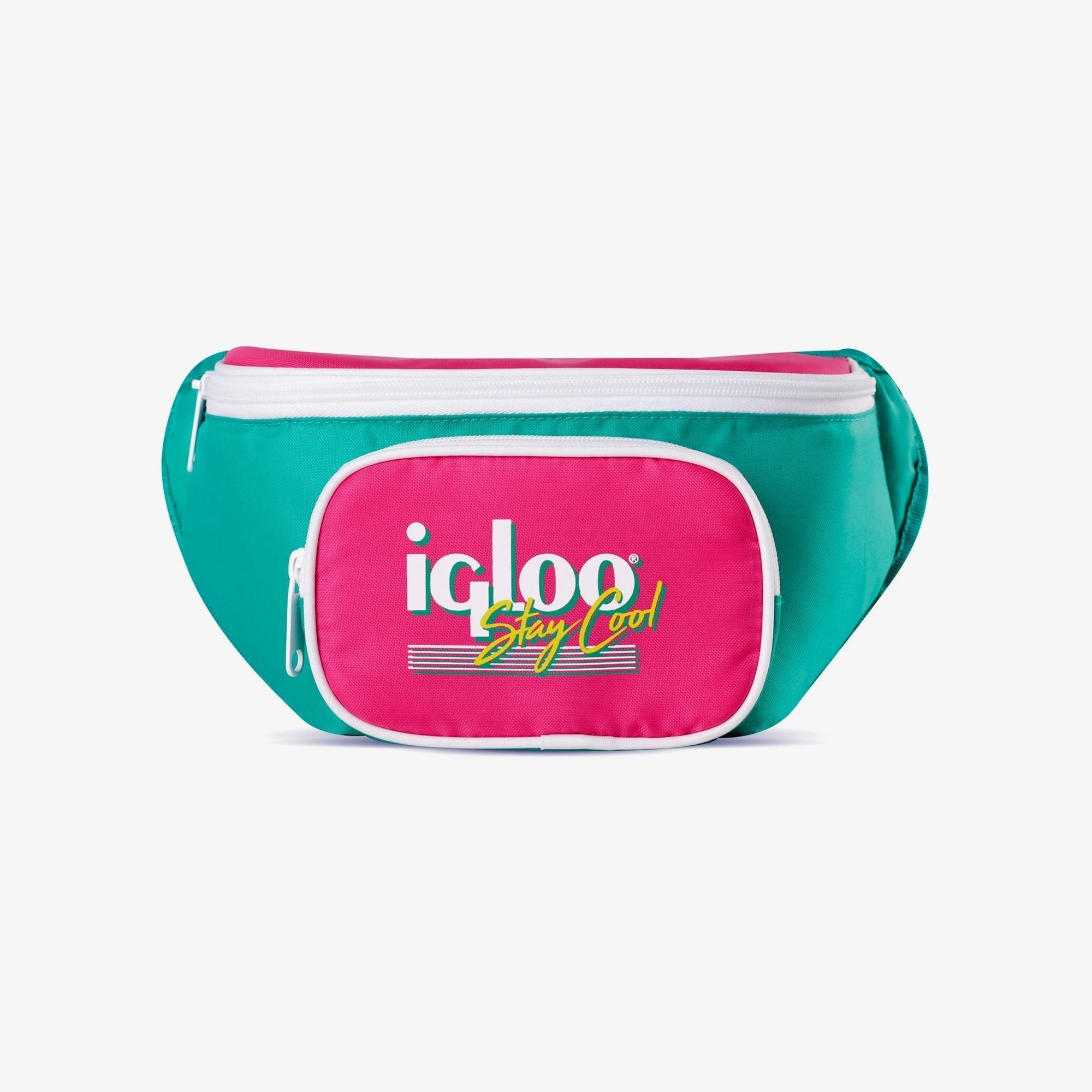 3 Can Capacity Retro Fanny Pack Cooler Bag, Lilac Purple