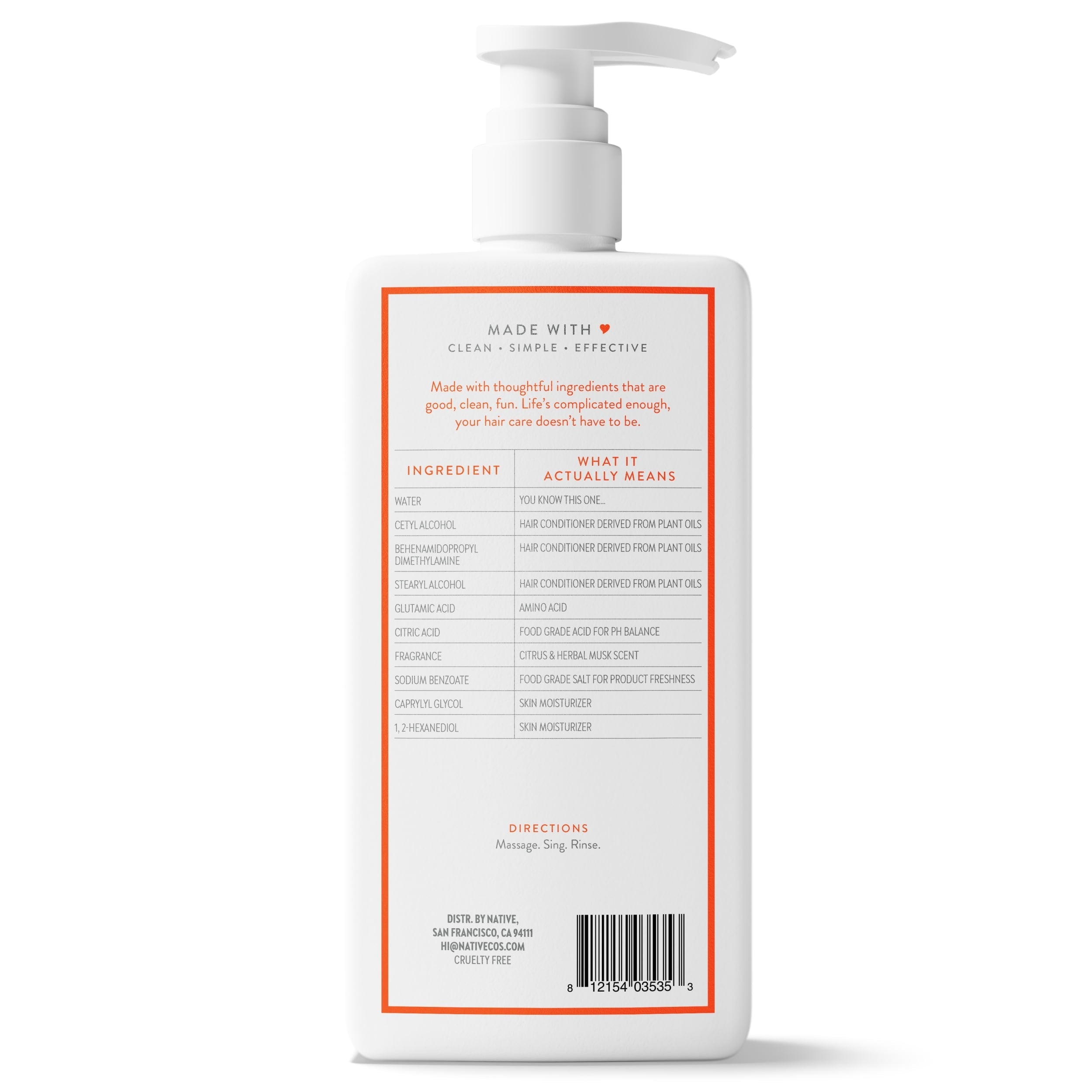 Conditioner Citrus and Herbal Musk 16.5 fl oz