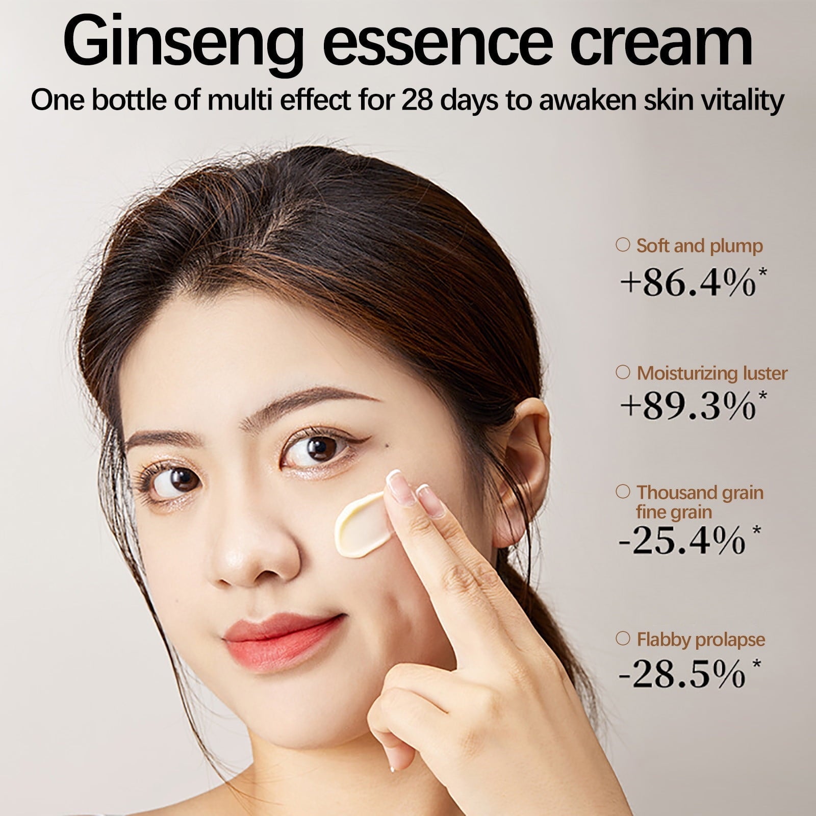 Ginseng Essence Cream, Fade Fine Lines, Made From Ginseng, Centella Asiatica, And Other Natural Ingredients,face Cream,Health Products Clearance,A