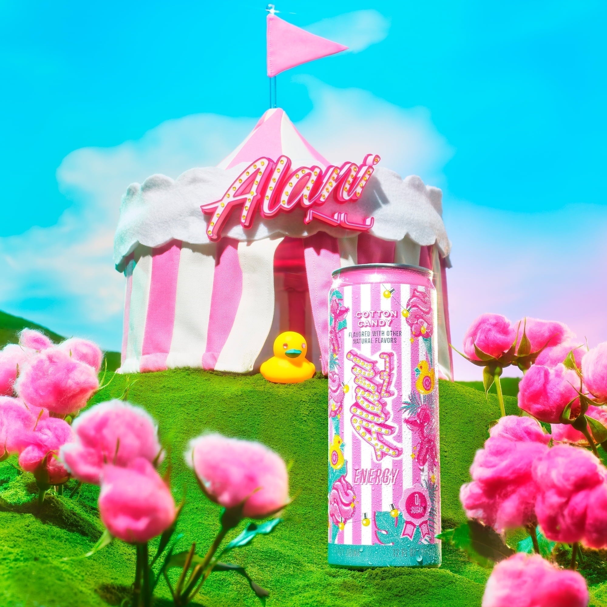 Energy Drink Cotton Candy 12oz (packof 6)