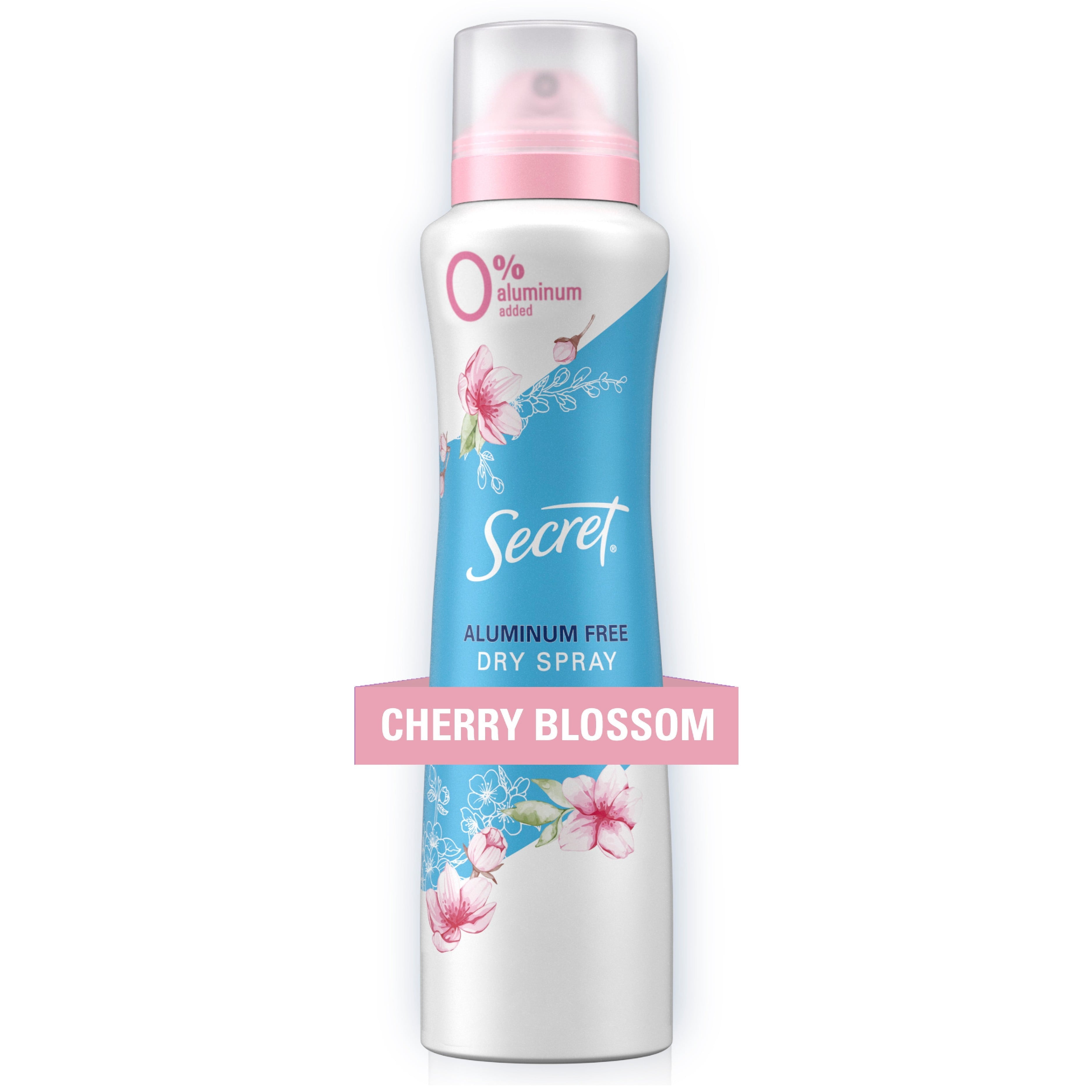 Dry Spray Aluminum Free Deodorant for Women, Cherry Blossom, 4.1oz, Pack of 2