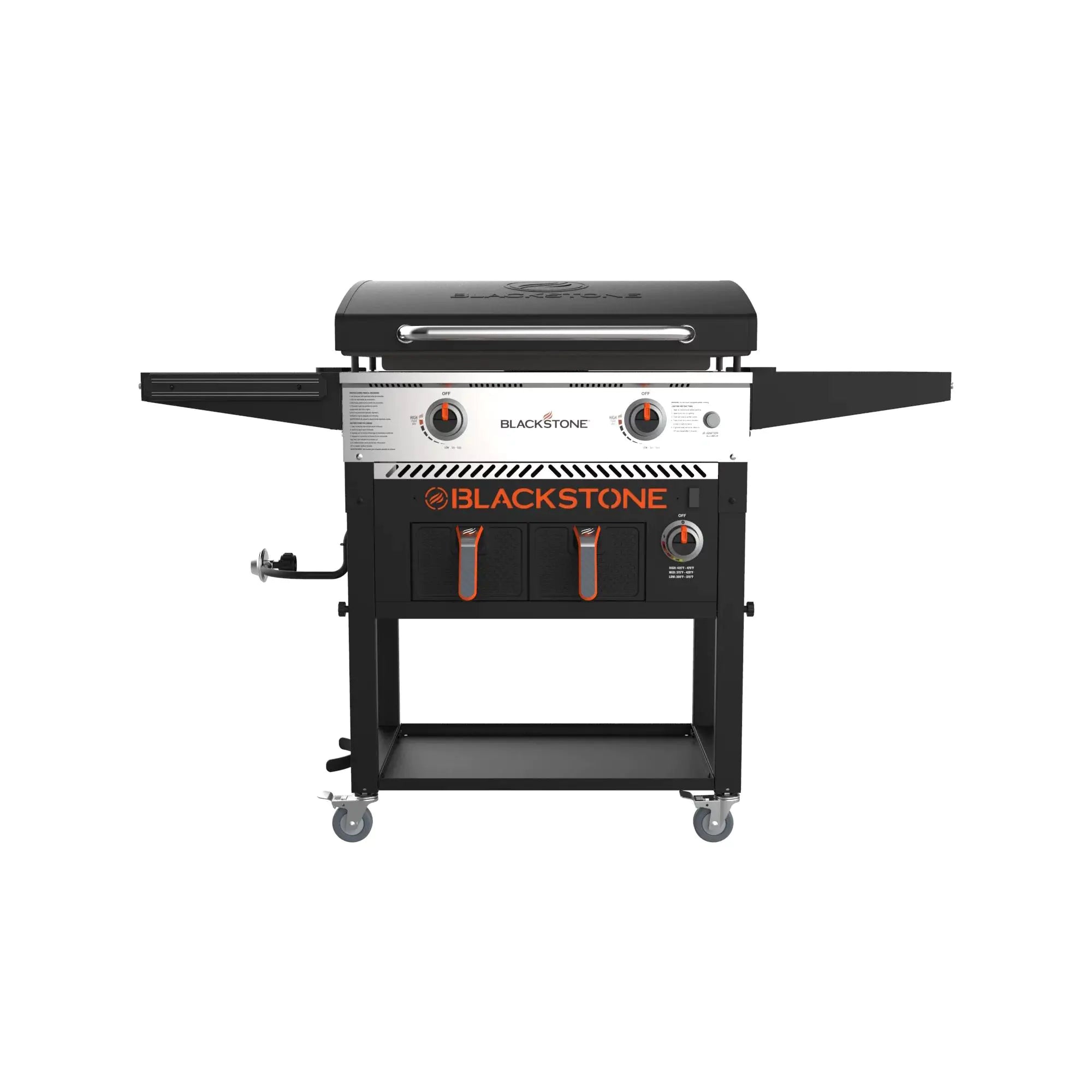 Clearance SaleBlackstone 2-Burner 28" Griddle with Electric Air Fryer and Hood