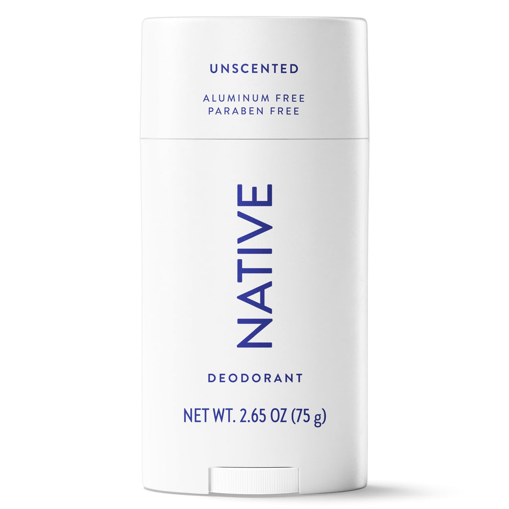 Fragrance Free Deodorant For Men & Women, 72 Hour Solid Deodorant Stick, Unscented, 2.65oz