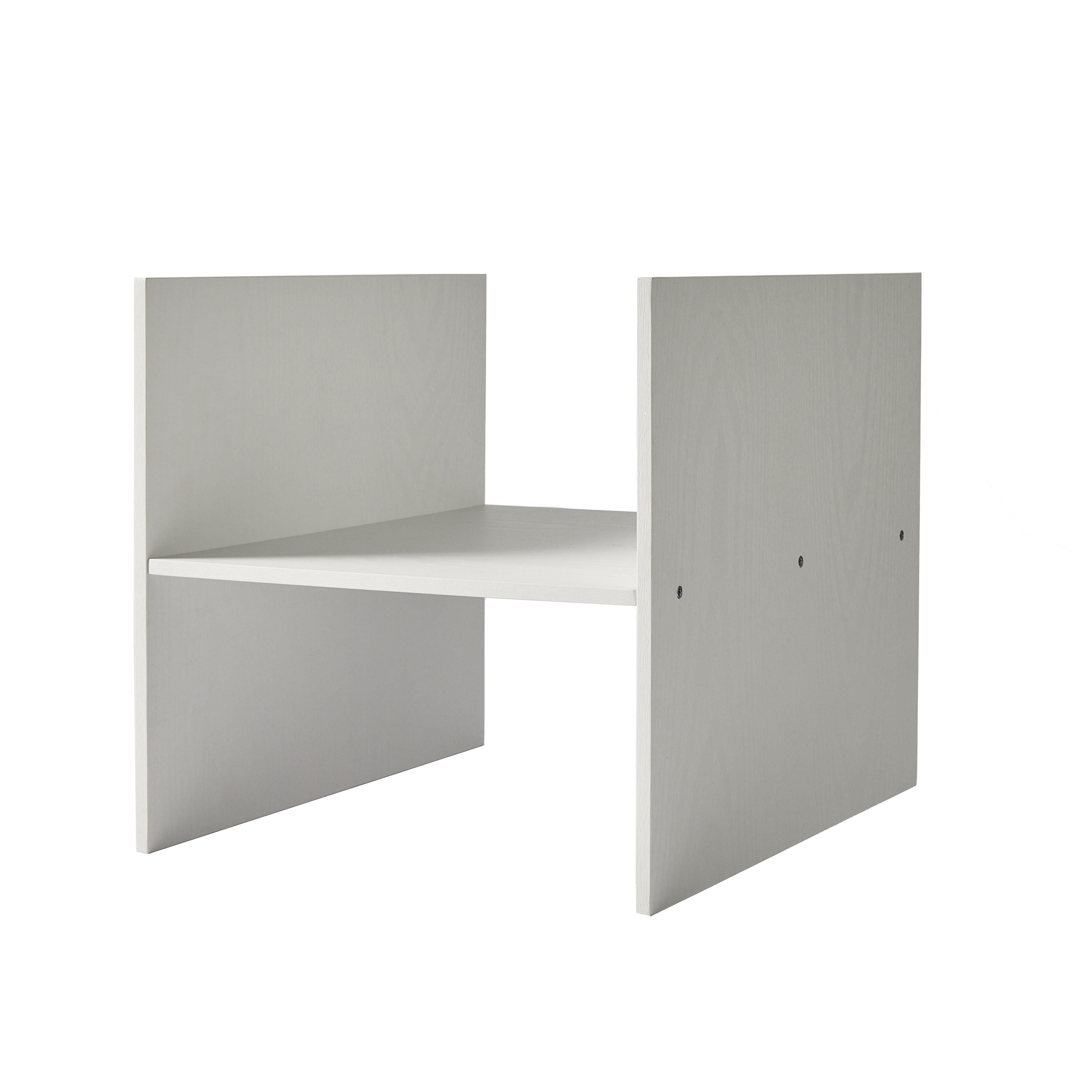 Better Homes & Gardens H Shelf Insert for Cube Organizers, Tobacco Oak
