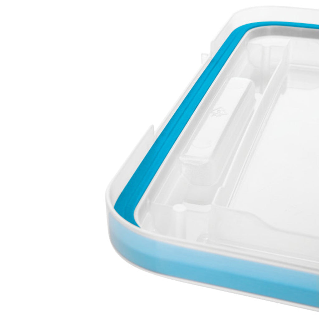 7.5 Quart Clear Plastic Storage Box with Latching Lids, (6 Pack)