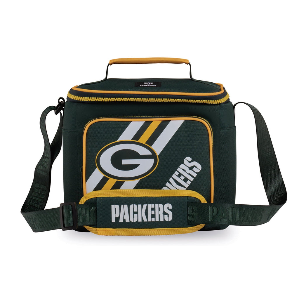 Green Bay Packers Square Lined 4-Pack Cooler
