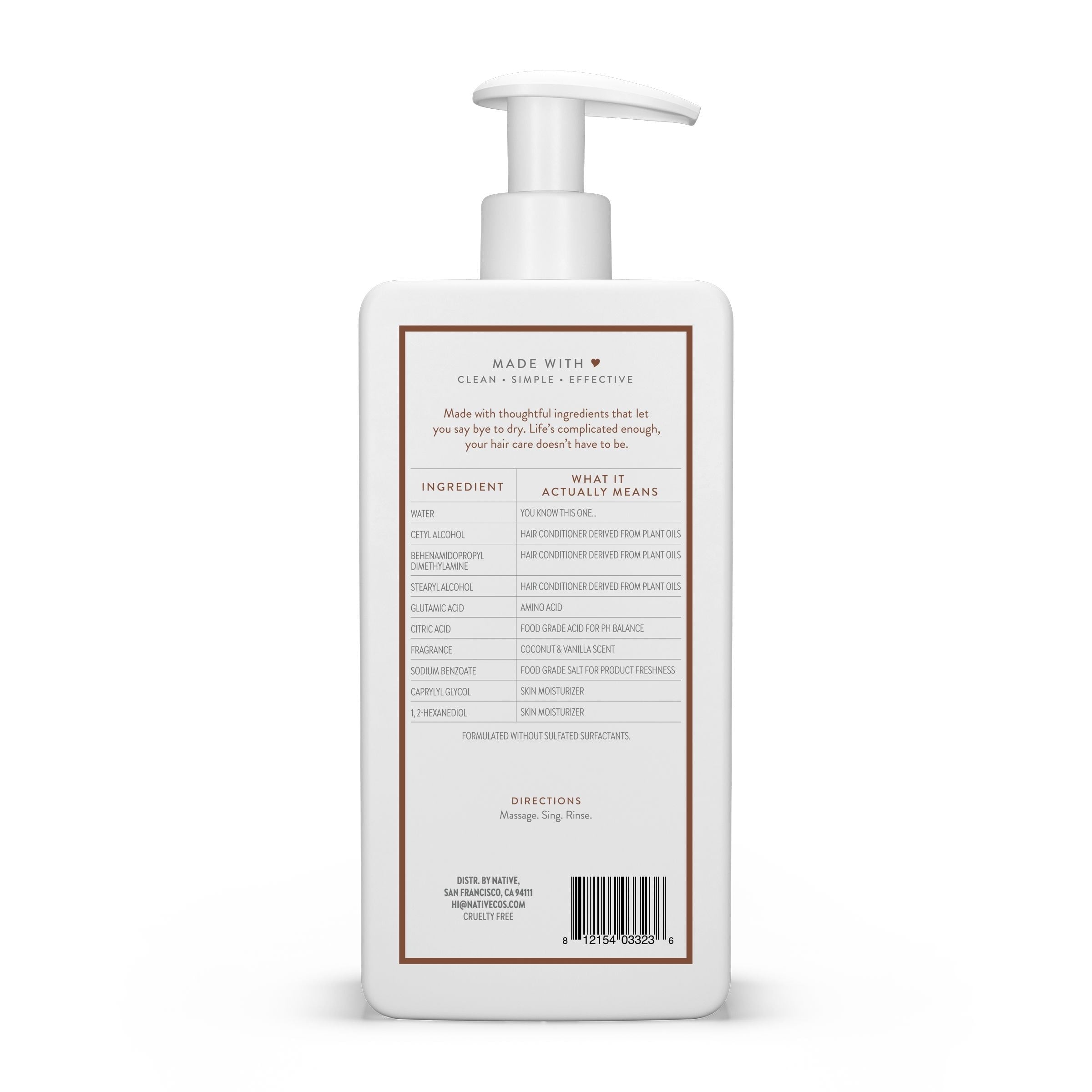 Moisturizing Conditioner Coconut and Vanilla 16.5 fl oz
