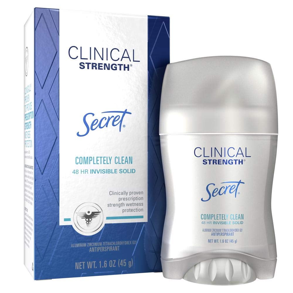 Clinical Strength Invisible Solid Antiperspirant & Deodorant, Completely Clean 1.60 oz