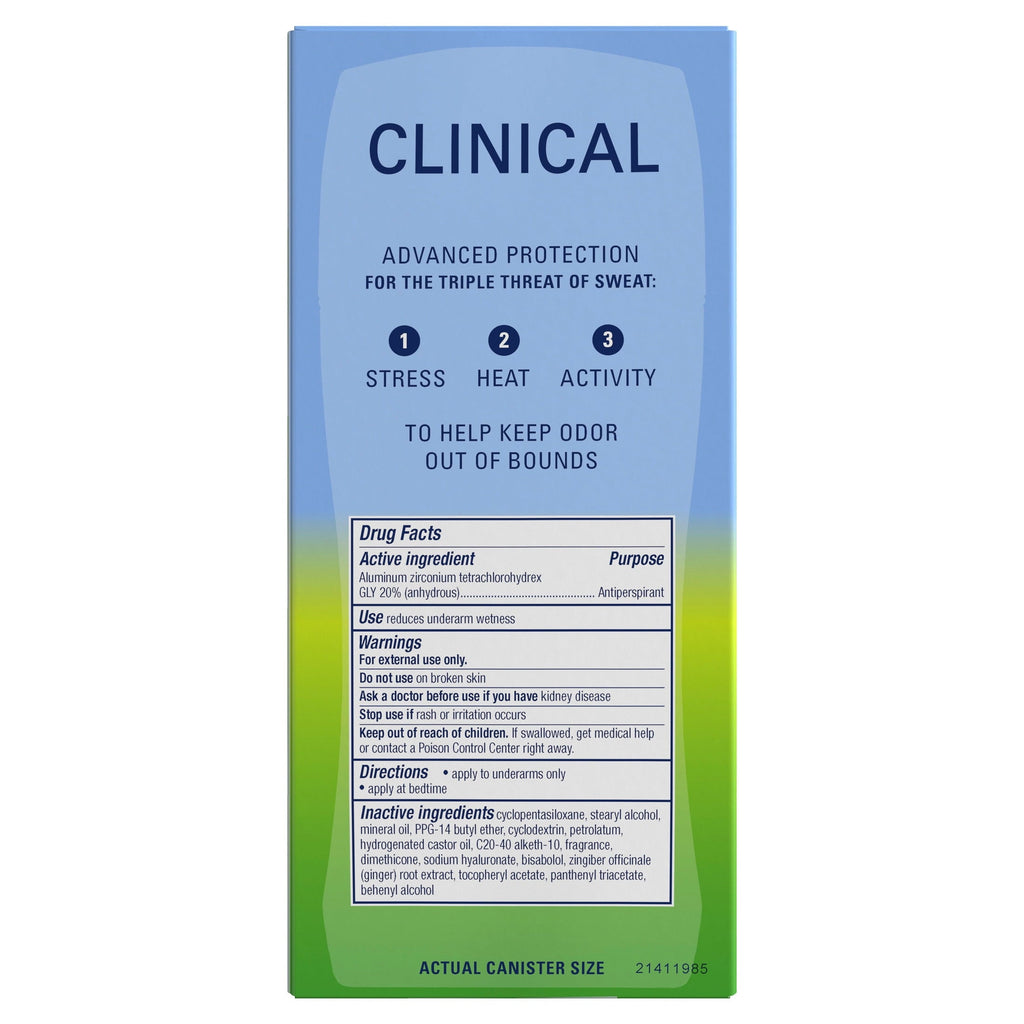 Clinical Strength 100HR Hyaluronic Acid Antiperspirant Deodorant for Women, Invisible Solid, A'Ja Wilson Court Queen Citrus, 2.6 oz