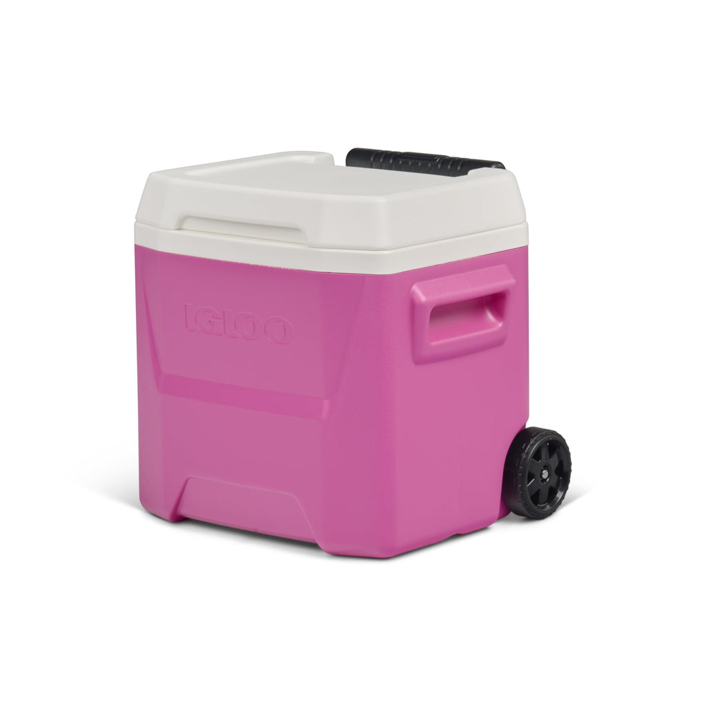 16 QT Laguna Hard Sided Ice Chest Cooler with Wheels, Aqua Blue