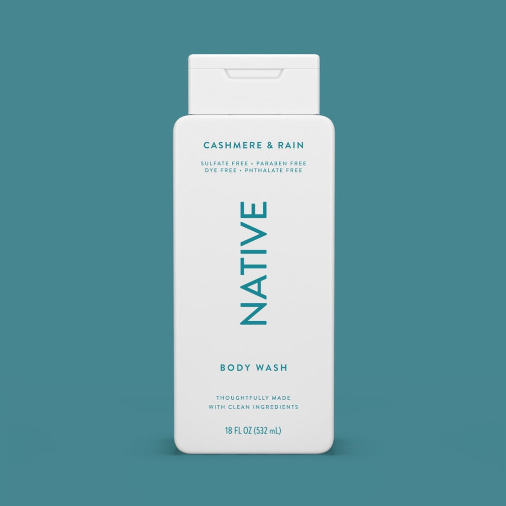 Body Wash, Sea Salt & Cedar, Sulfate Free, Naturally Derived Ingredients, 24hr Freshness, for Women & Men, 18 fl oz