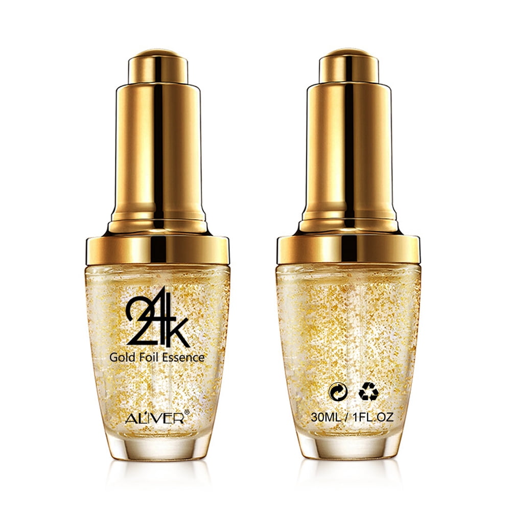60ml 24K Gold Face Serum with Hyaluronic Acid for and Night Wrinkle Removal Facial Moisturizer Firming Lifting Skin Essence