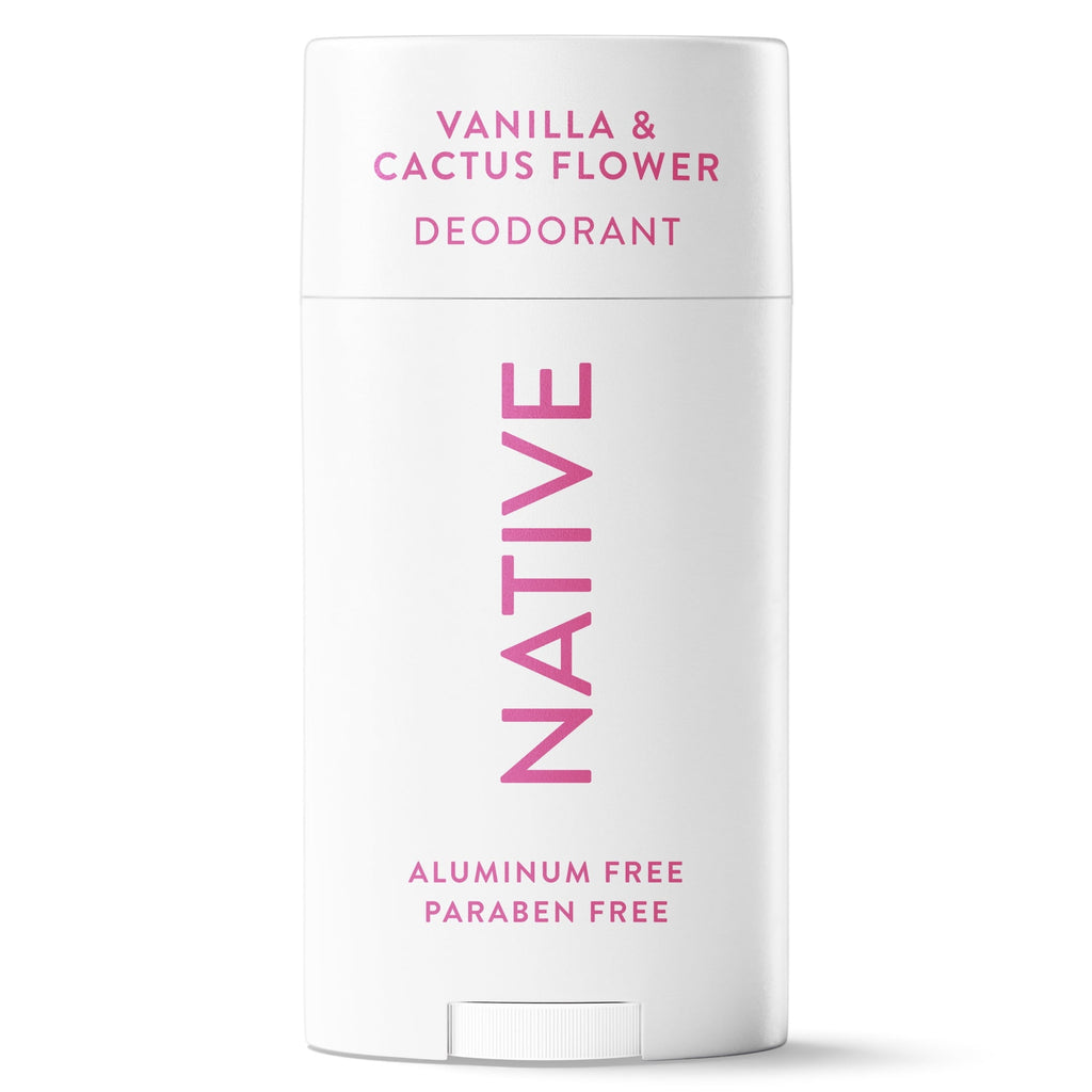 Aluminum Free Deodorant For Women, 72 Hour Solid Deodorant Stick, Vanilla & Cactus Flower, 2.65oz