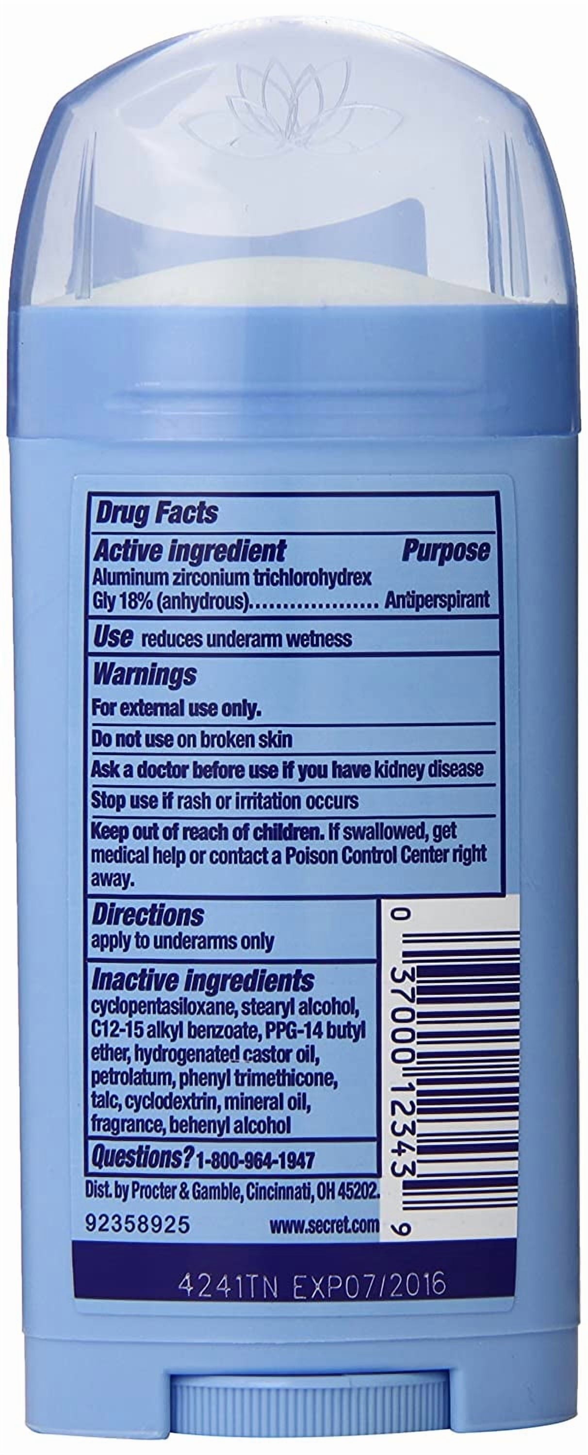 Anti-Perspirant Deodorant, Invisible Solid, Powder Fresh 2.60 oz (Pack of 3)