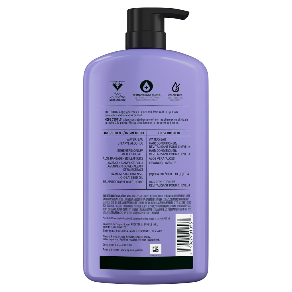Jojoba Oil and Lavender Curls Conditioner, 33.8 fl oz