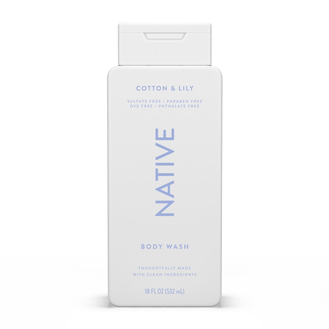 Body Wash, Coconut & Vanilla, Sulfate Free, Naturally Derived Ingredients, 24hr Freshness, for Women & Men, 18 fl oz