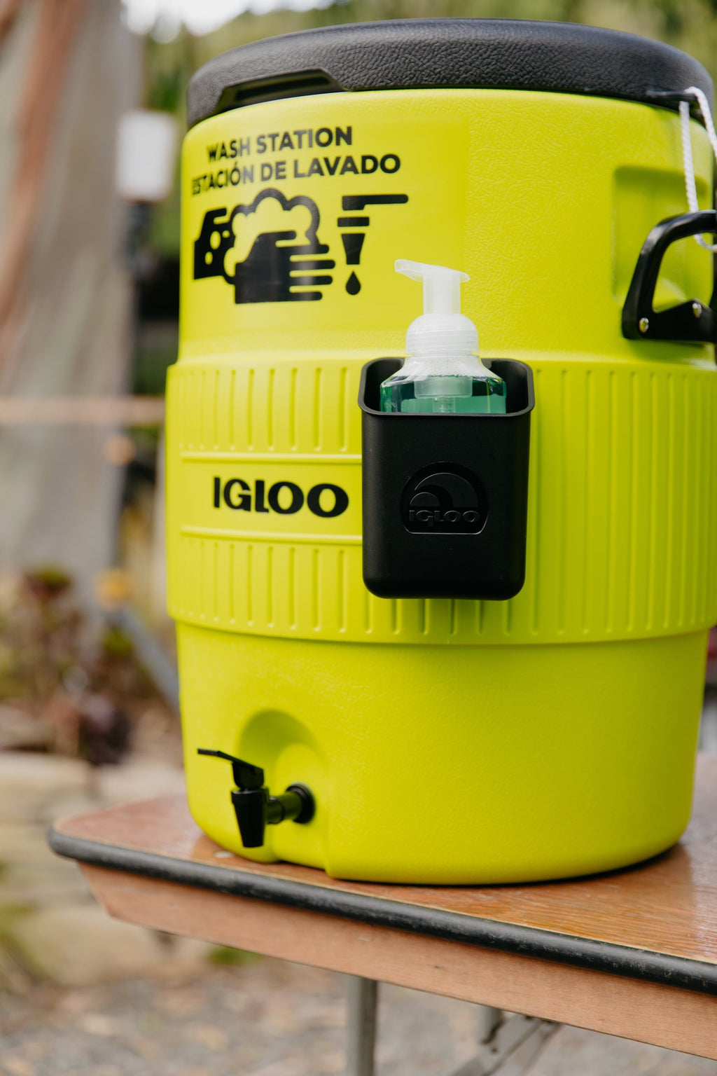 5 Gallon Handwash Station Cooler - Acid Green