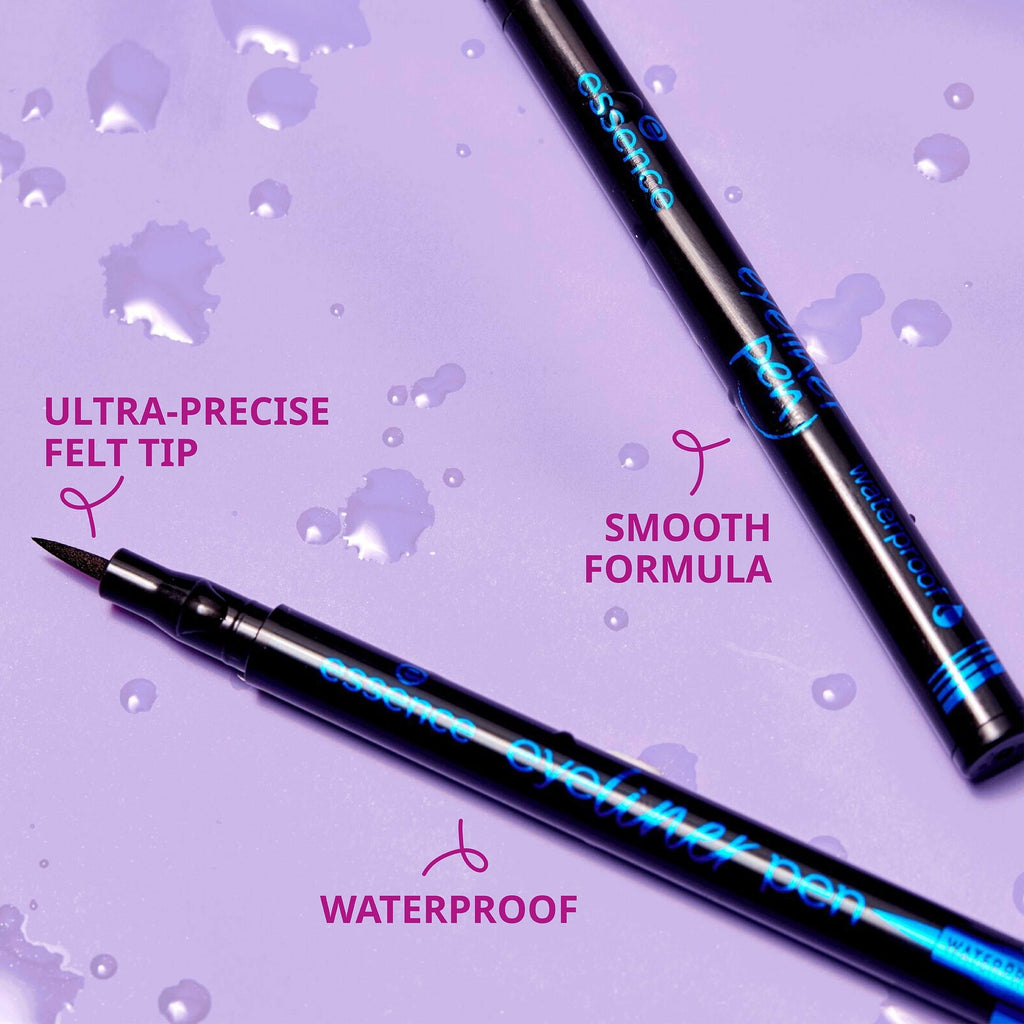 Eyeliner Pen Liquid Felt-Tip Waterproof, 01 Black Waterproof