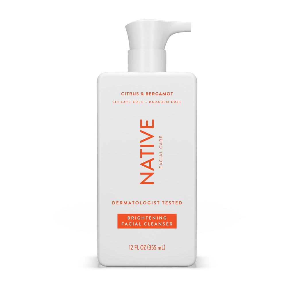 Brightening Facial Cleanser, Citrus & Bergamot, Sulfate Free, for All Skin Types, 12 oz