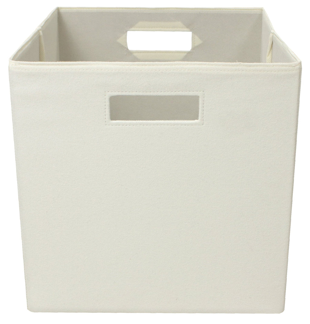 Better Homes & Gardens Collapsible Fabric Cube Storage Bin, Vanilla