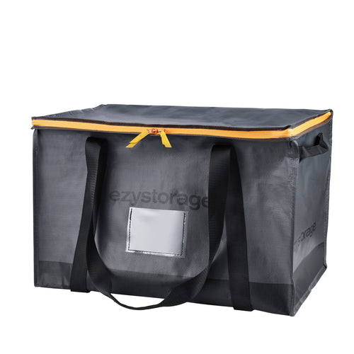 22.1 Gallon, Large, Heavy-Duty Collapsible Utility Storage Bag with Zipper and Reinforced Handles