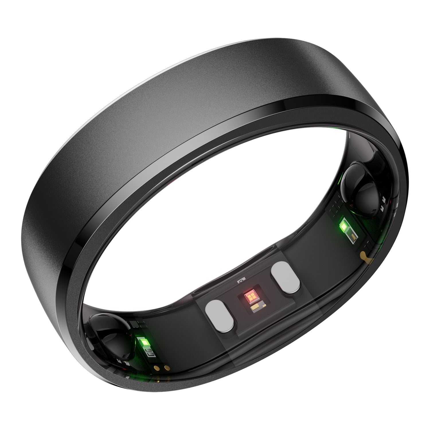 2 Ultra-Thin Smart Ring with Monitoring and Health Tracking (Size 11; Future Silver), 123031101