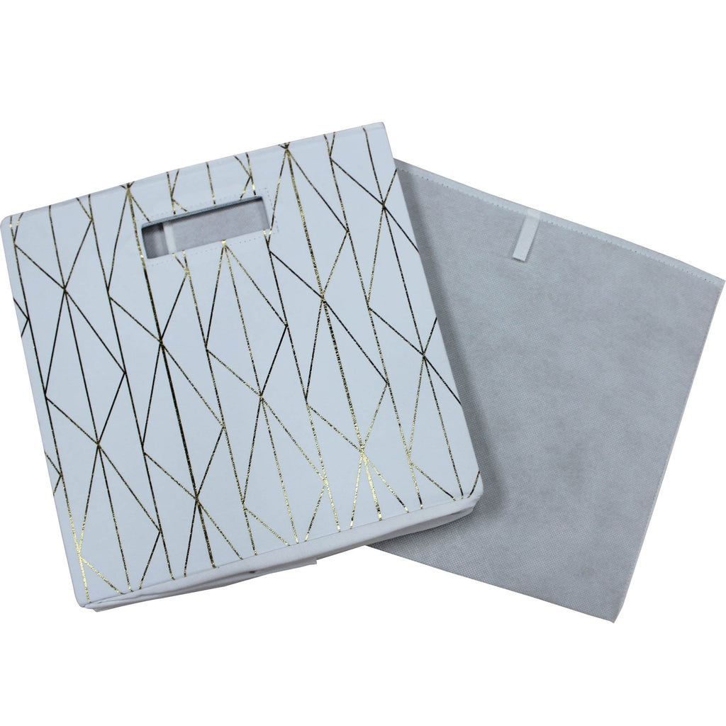Better Homes & Gardens Collapsible Fabric Cube Storage Bin, Vanilla