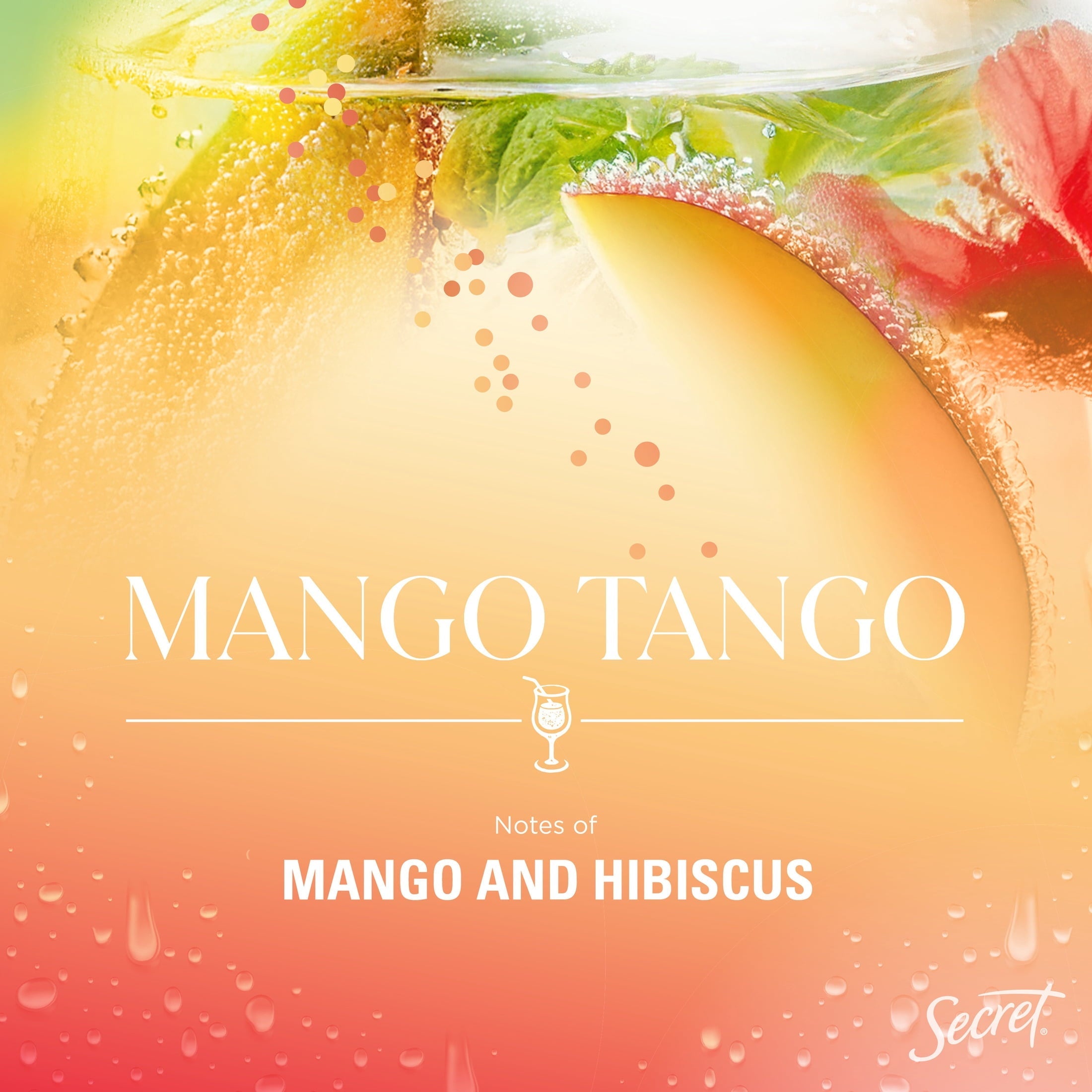 Fresh Invisible Solid Antiperspirant & Deodorant for Women, Mango Tango, 2.6oz