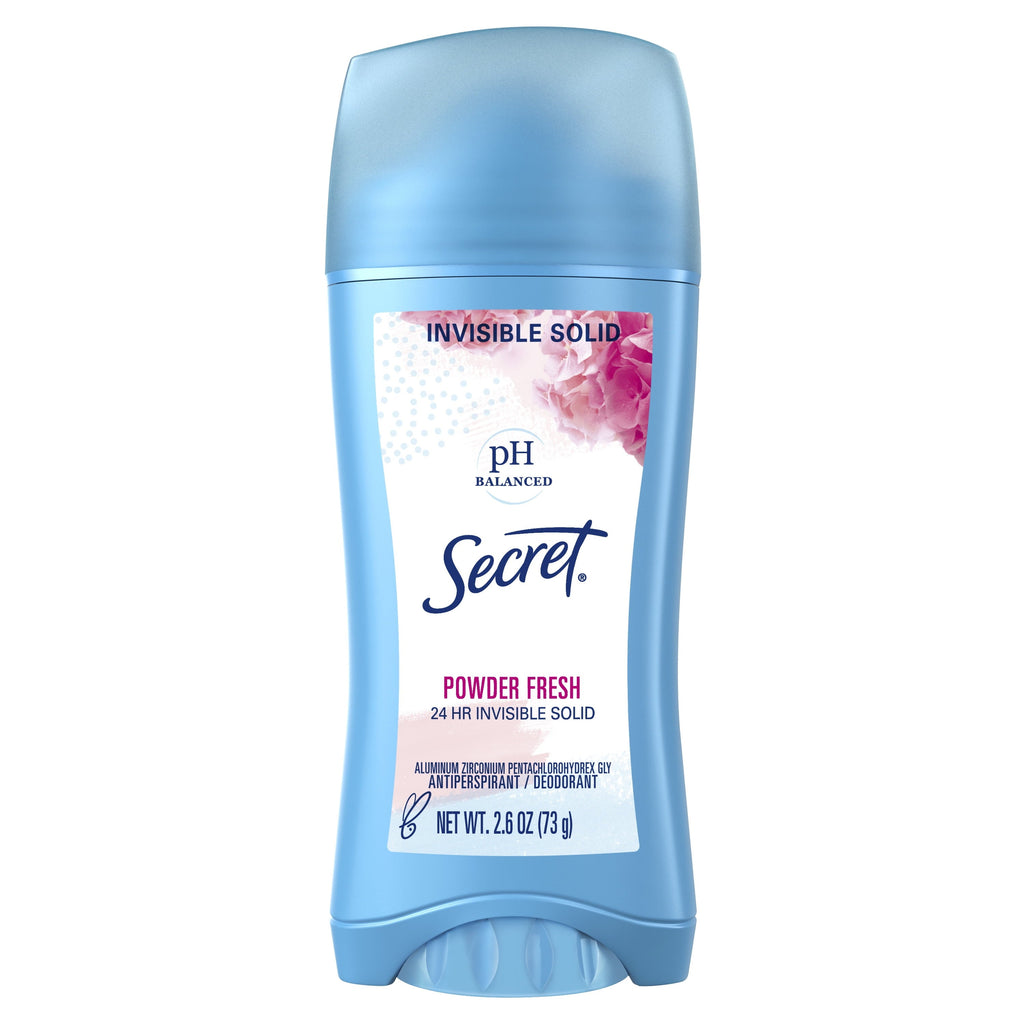 Invisible Antiperspirant Deodorant Stick, Powder Fresh, 2.6oz