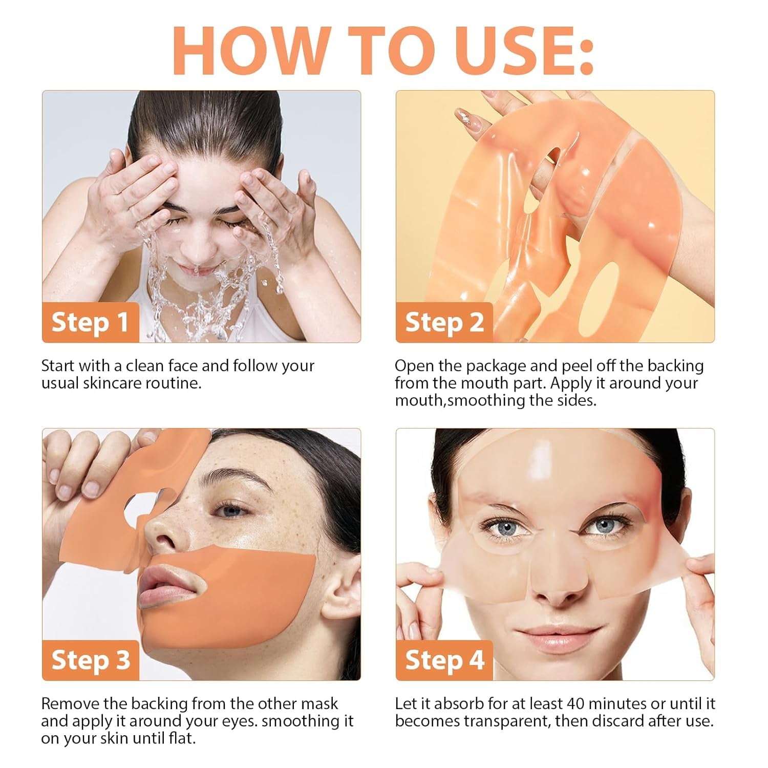 11 Pack Fruit Moisturizing Facial Mask Sheet, Rich in Fruit Essence Face Mask to Brighten and Hydrate Dull Skin