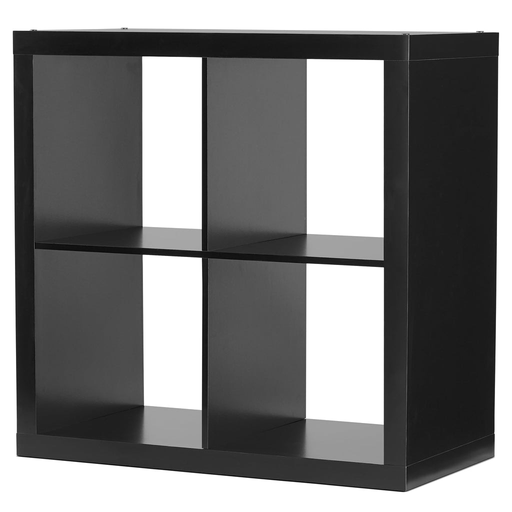 Better Homes & Gardens 4 Cube Storage Organizer, White Texture