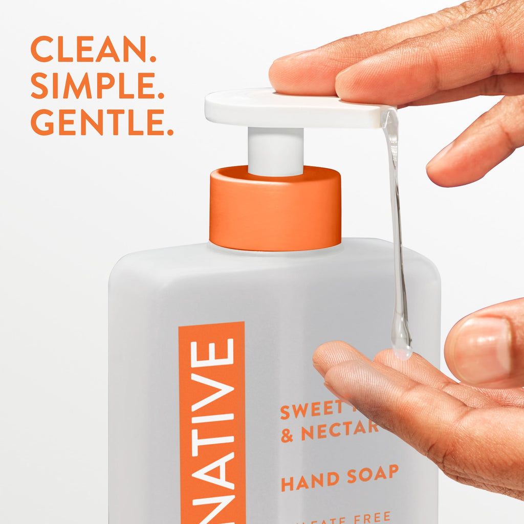 Liquid Hand Soap, Coconut & Vanilla, Non-drying, Naturally Derived Cleansers, Sulfate Free, 13 fl oz