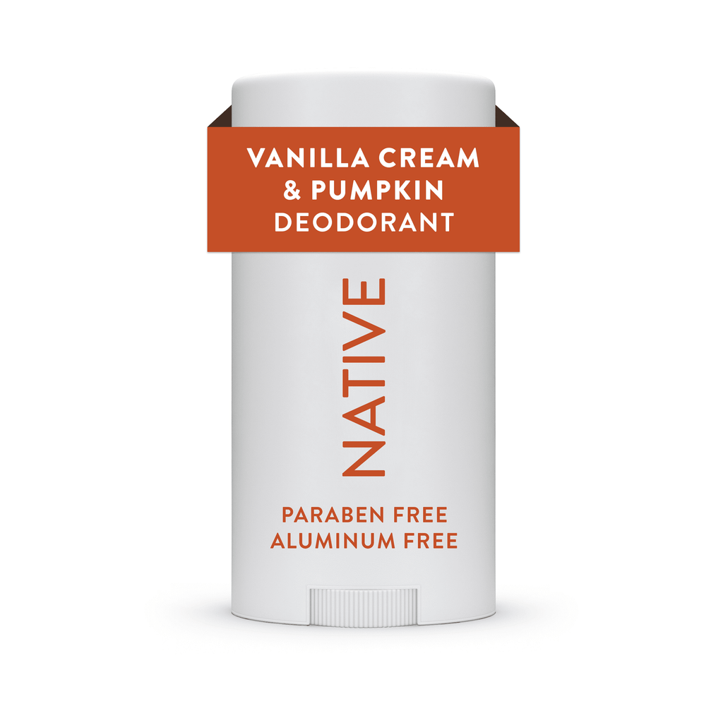 Aluminum-Free Vanilla Cream & Pumpkin Deodorant for Women and Men, 2.65 oz
