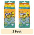 (2 pack) Scrub Daddy Scour Daddy Non-Scratch Scour Pads, 3 Count
