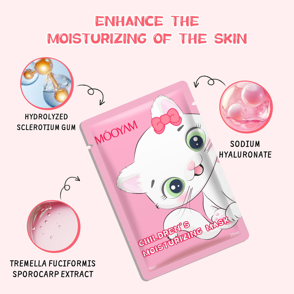 11 Pack Fruit Moisturizing Facial Mask Sheet, Rich in Fruit Essence Face Mask to Brighten and Hydrate Dull Skin