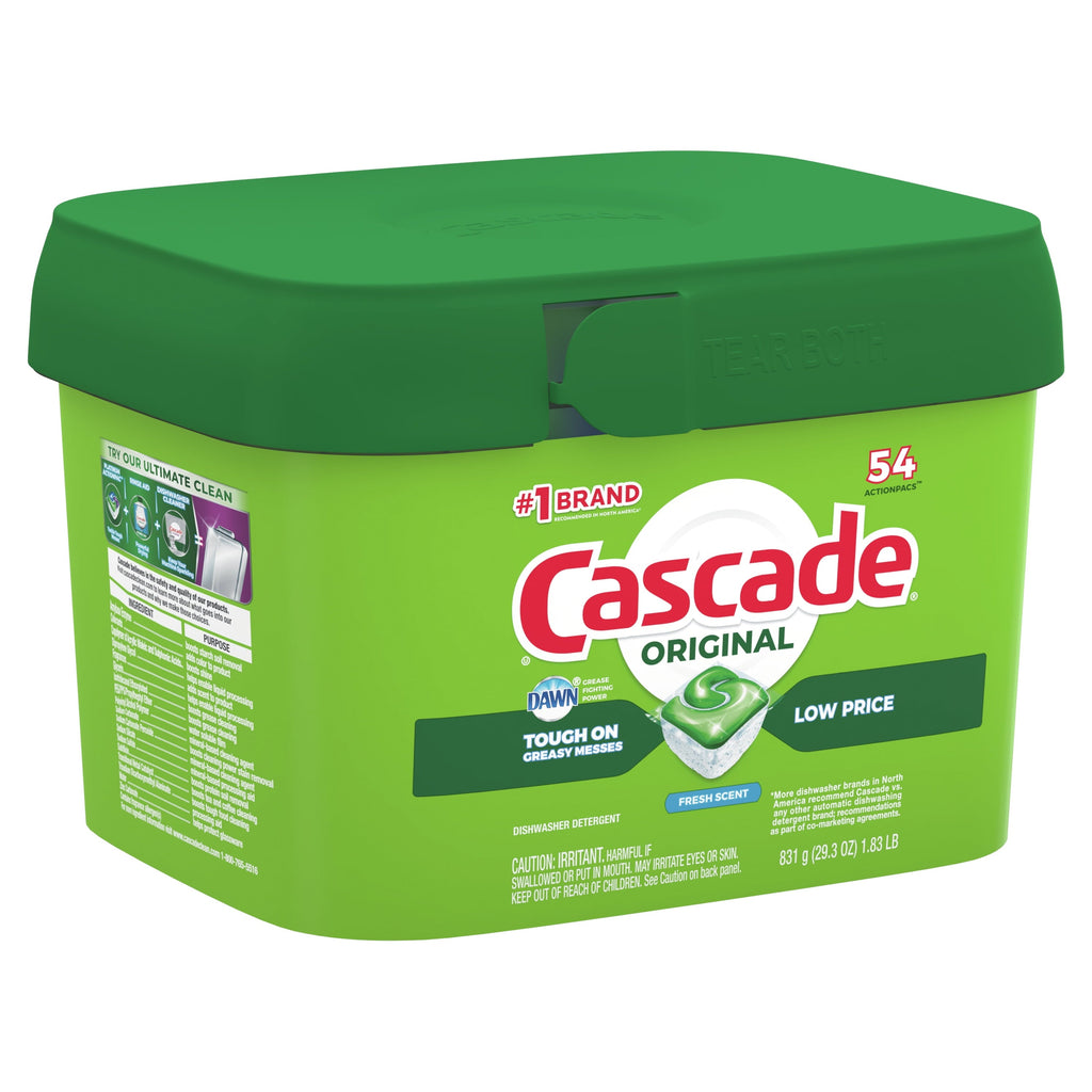 Dishwasher Detergent ActionPacs, Fresh Scent, 25 Count