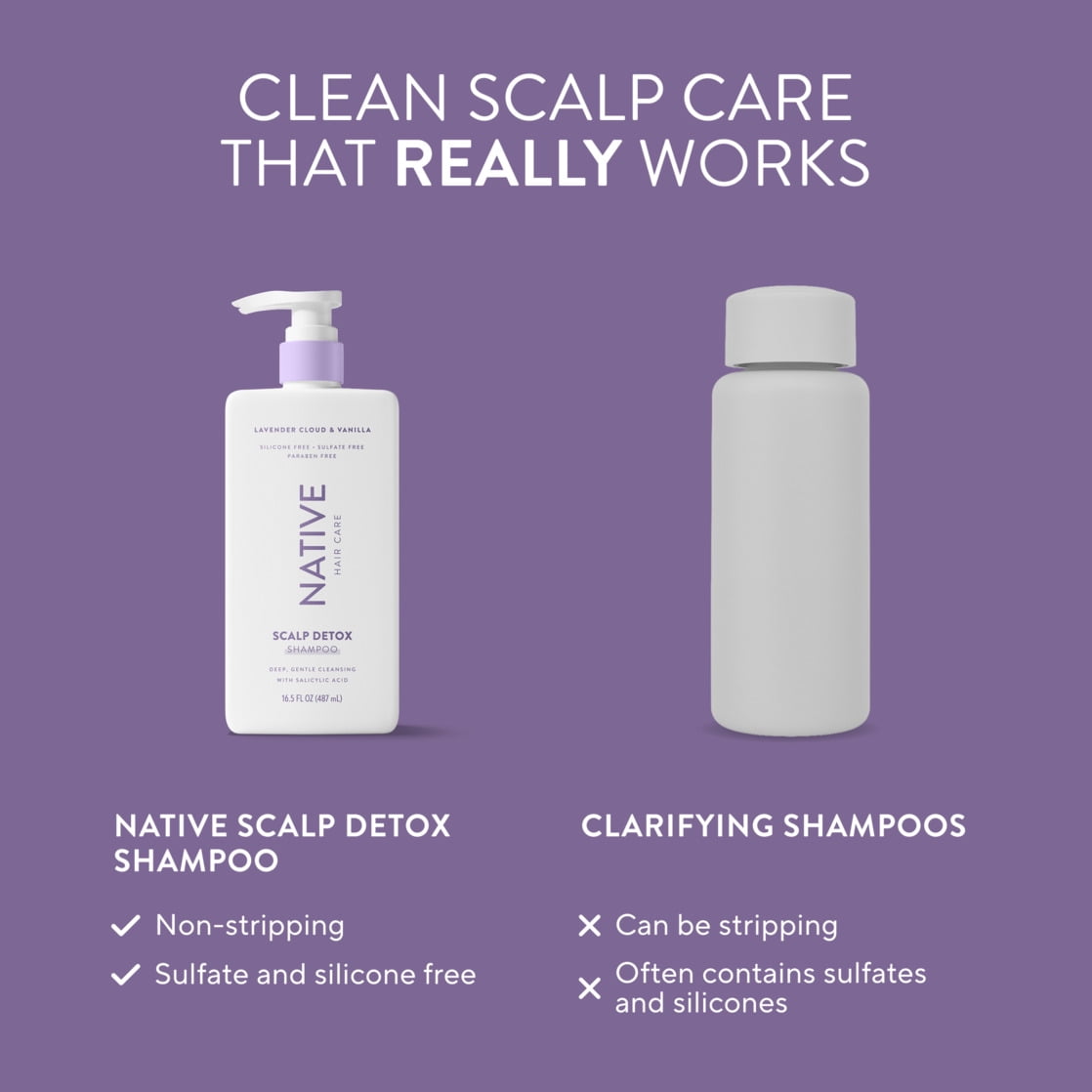 Lavender Detox Cloud and Vanilla Shampoo 16.5 fl oz