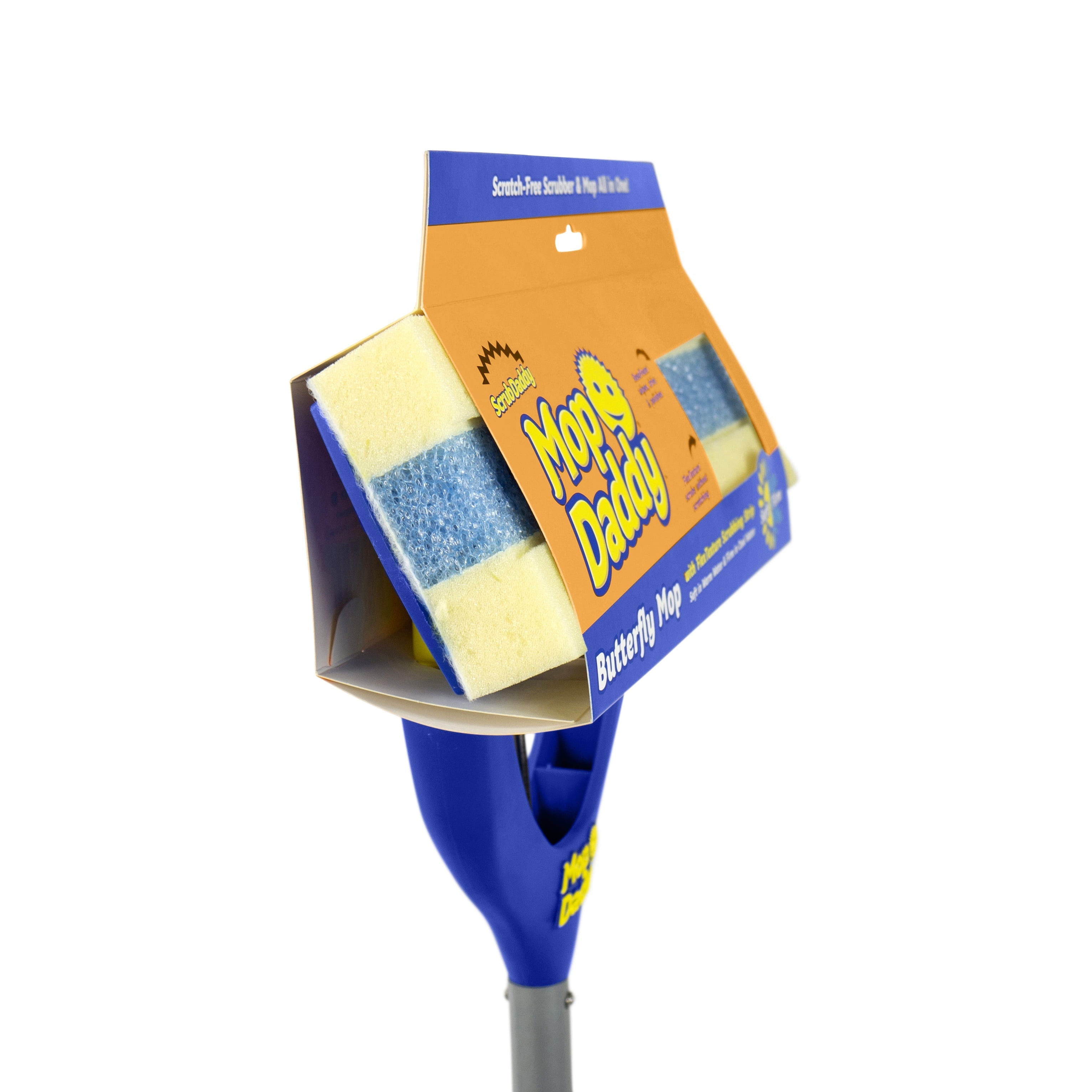 Butterfly Sponge Mop with Extra Refill Head, 2 Count