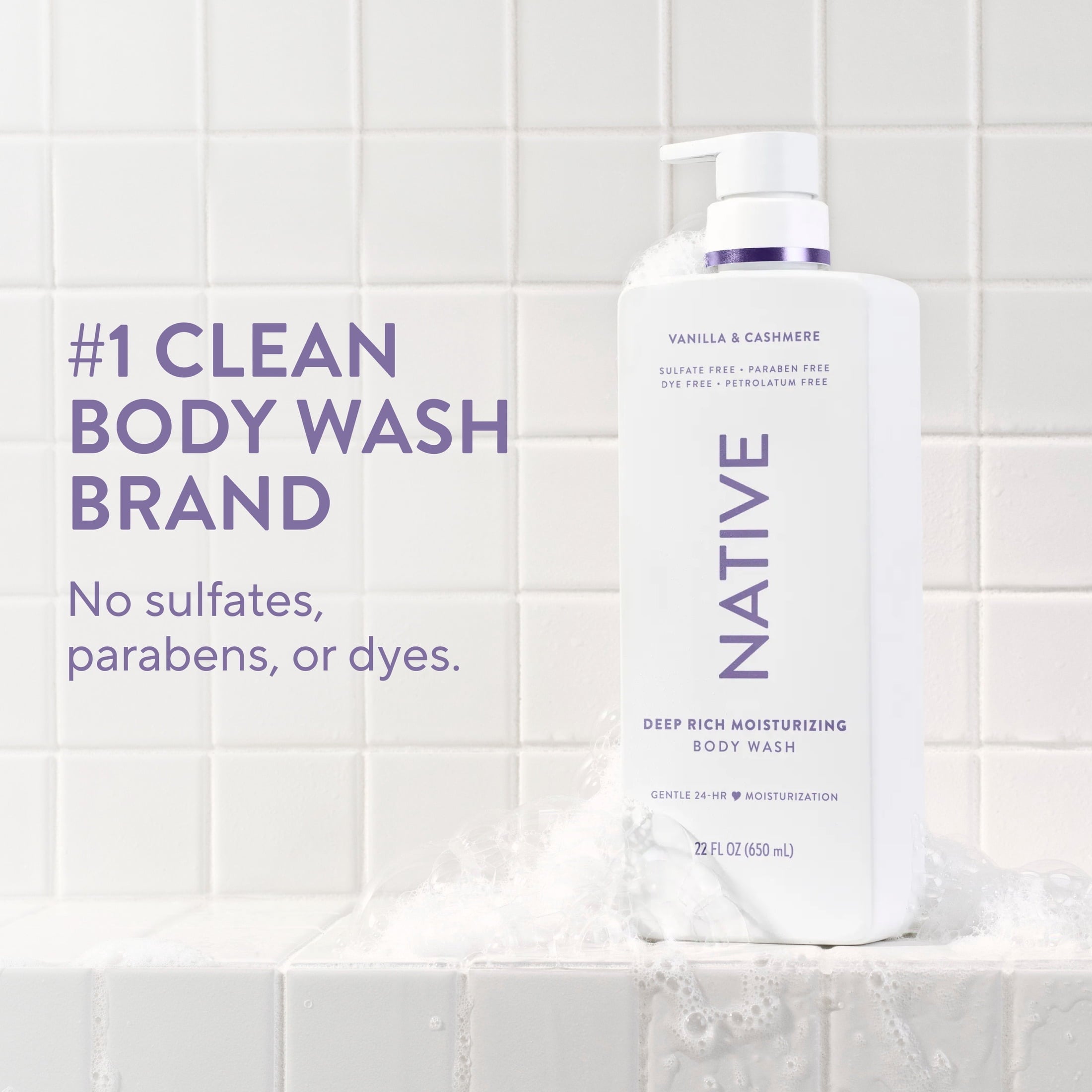 Moisturizing Body Wash Vanilla & Cashmere, 22oz