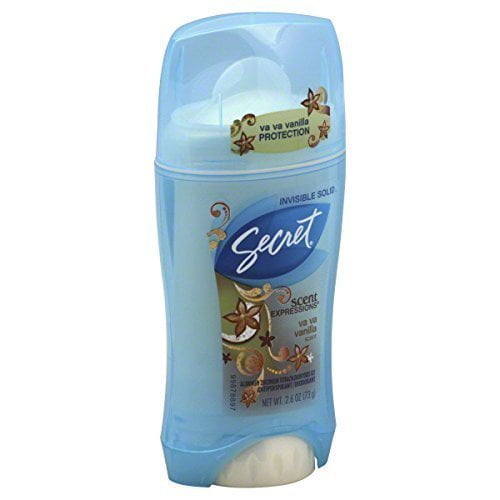 Antiperspirant Deodorant Odor Protection, Vanilla, 2.6oz, 3-Pack