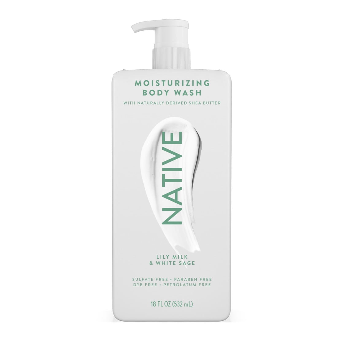 Lily Milk & White Sage Moisturizing Body Wash 18oz