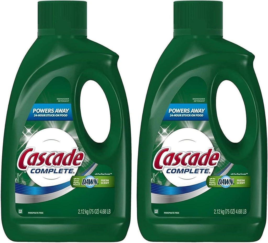 Complete Gel All-in-1 Dishwasher Detergent - 75 oz - Fresh - 2 pk