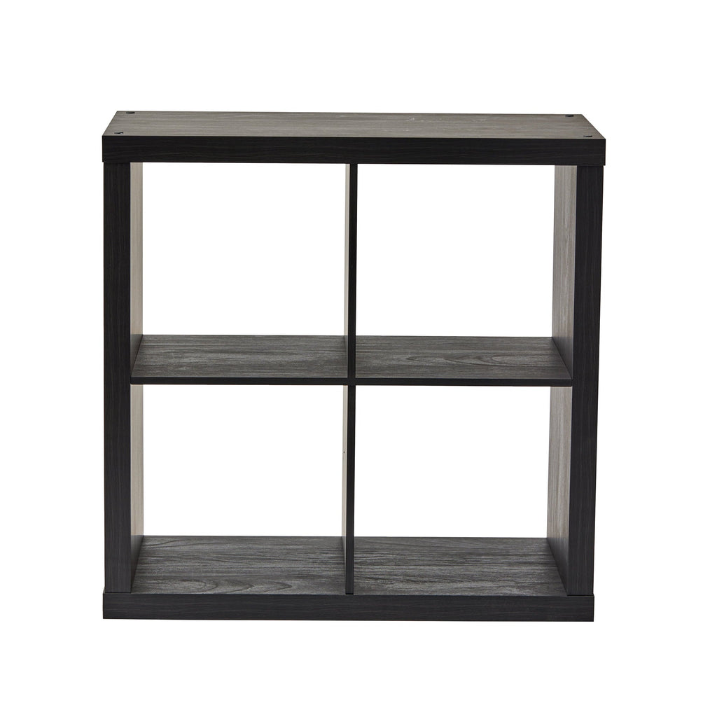 Better Homes & Gardens 4 Cube Storage Organizer, White Texture