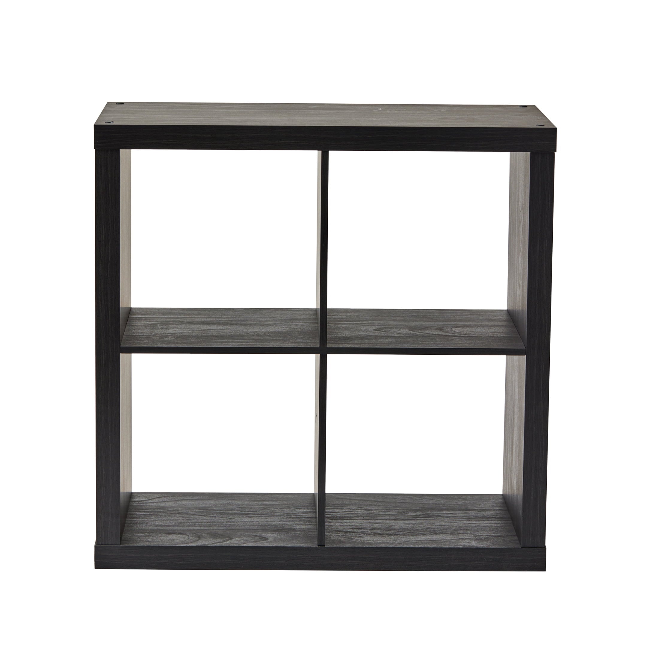 Better Homes & Gardens 4 Cube Storage Organizer, White Texture